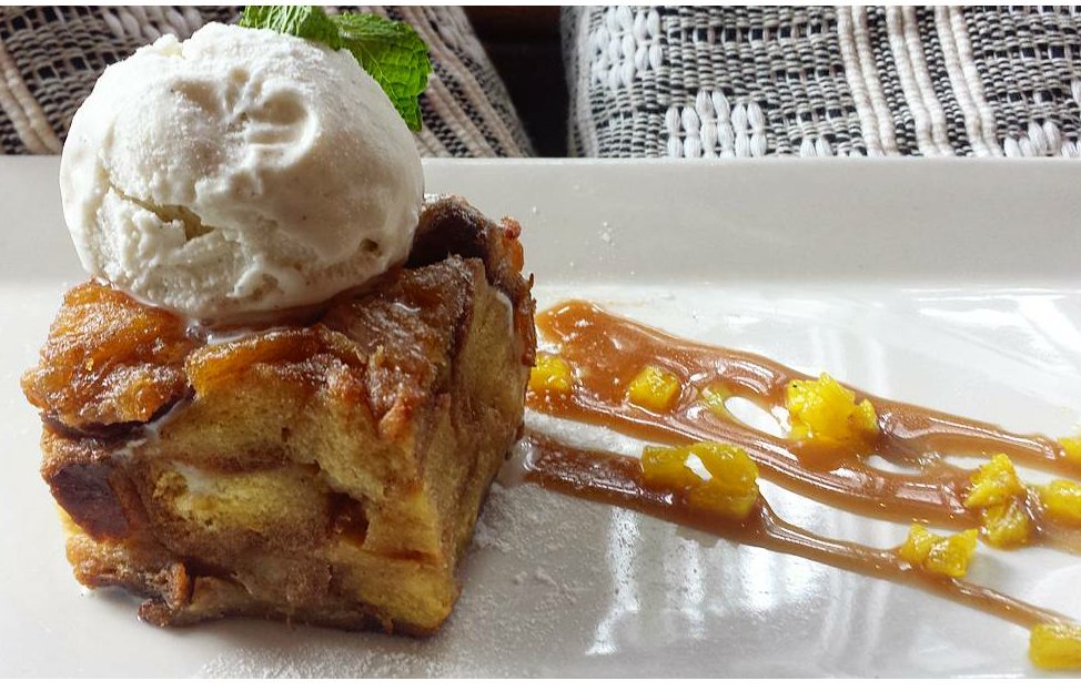 MuleboneDC's tweet photo. Limited time! Upside Down Pineapple Brioche Bread Pudding. Eat your 💛💛💛out. #mulebonedc #thrillistdc #GoodEats https://t.co/F57gGf3n27