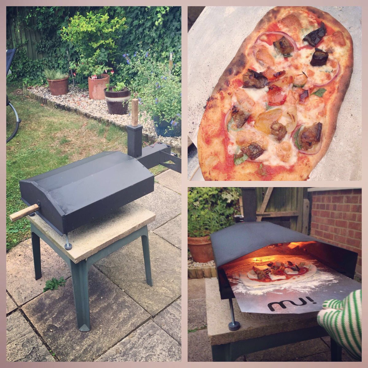 megaspintim's tweet photo. First set of pizzas cooked with our uni pizza oven, can't wait to use it again! https://t.co/xdEQOoqZhH