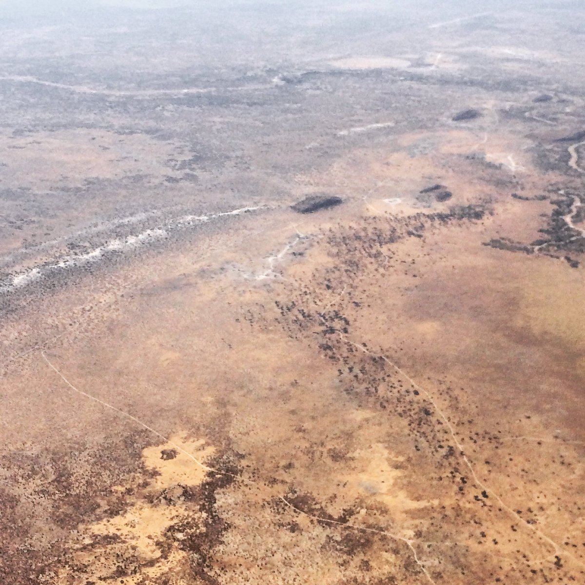 #Botswana's Savute Marsh still dry, dry. Only a tiny trickle in the channel up in Linyanti. #LostInBots #ThisIsChobe