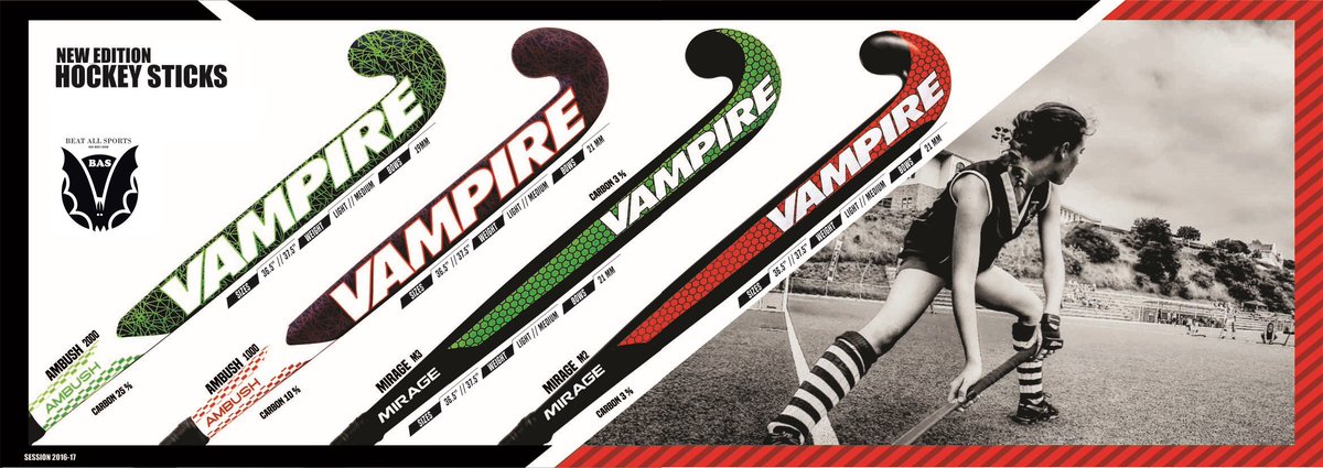 VampireHockeyUK's tweet photo. COMPETITION: To celebrate #BASVampire coming to the UK we are giving away a #Hockey Stick Follow & RT Us to Enter. https://t.co/HZDArPs4QN