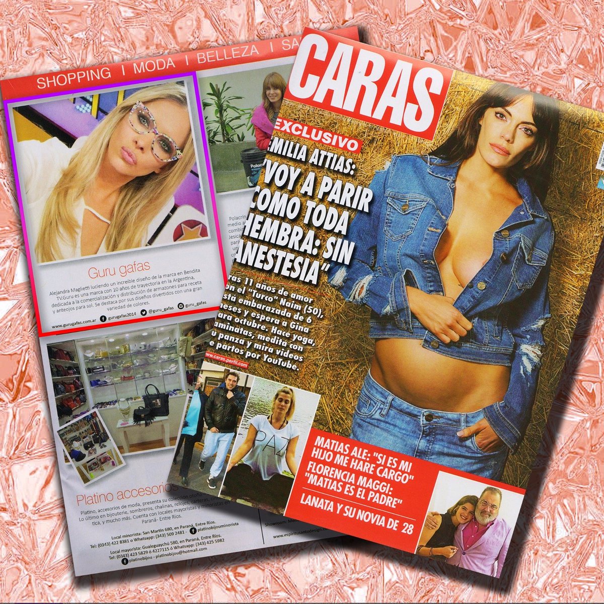 #BuenLunes #BuenosDias #BuenasNoches 

Salimos en #RevistaCaras 😝