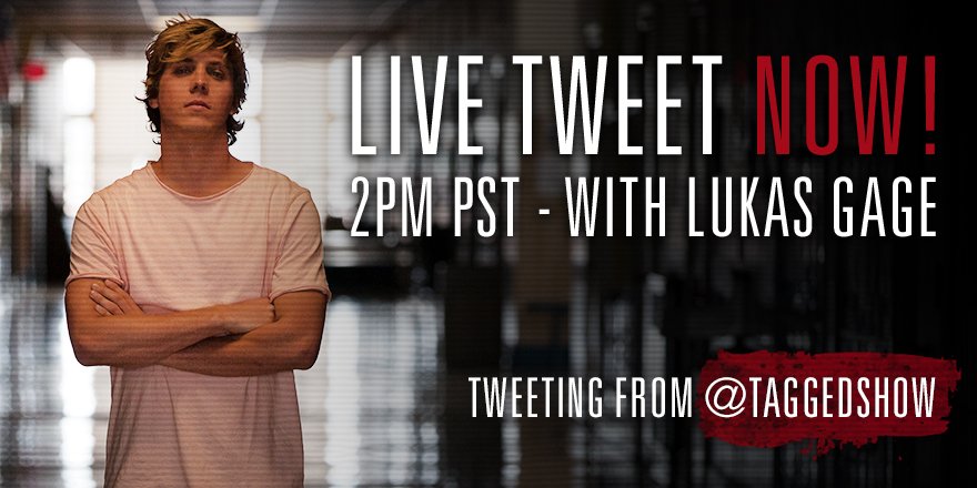 taggedshow's tweet photo. It's all starting. Tweet your questions for @lukasgage now using #taggedsow https://t.co/zoAbzFuynd