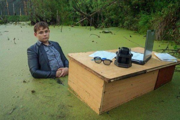 theCHIVE's tweet photo. "I can't come home today, Jane. I'm swamped." https://t.co/ySw9VU3yOJ