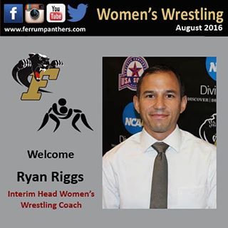FerrumCollege's tweet photo. WOMEN'S WRESTLING: Ryan Riggs joins athletic staff as Interim Head Women's Wrestling Coach. 📷: @ferrumpanthers https://t.co/WjDEi7em1l