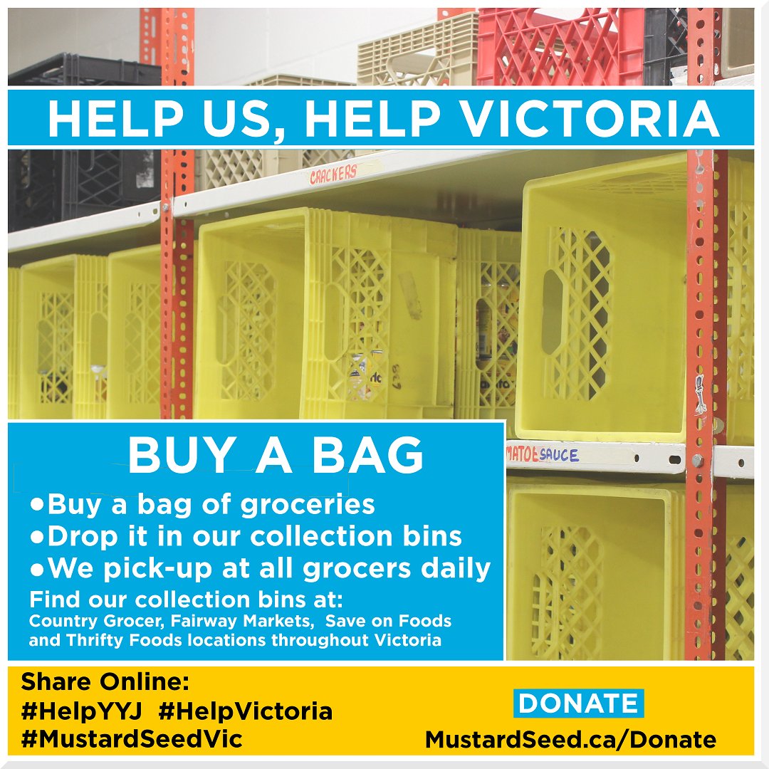 MustardSeedVic's tweet photo. #HelpVictoria #HelpYYJ - Mustard Seed is in need of food & we need your help - please share! https://t.co/0MqxjSuixv https://t.co/RqW5t3VQb7