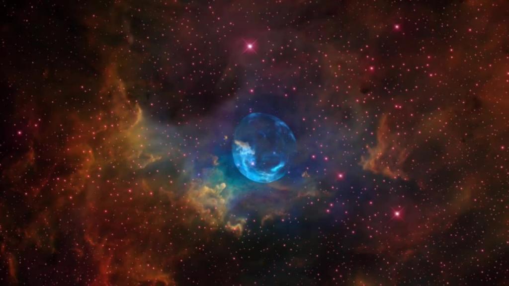 ForbesTech's tweet photo. Hubble shows how the Bubble Nebula is powered by a bright star https://t.co/oFCXaEGHkn https://t.co/PyV4cyrbuD