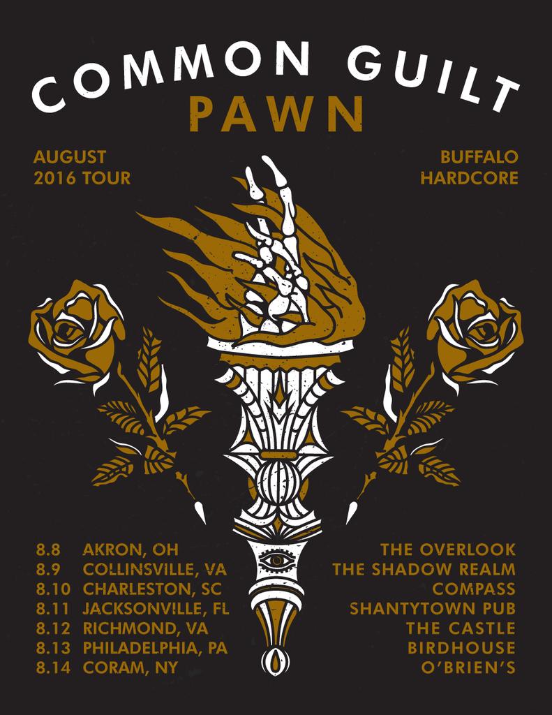 Our tour with @commonguilt is officially underway. Gonna be an adventure.