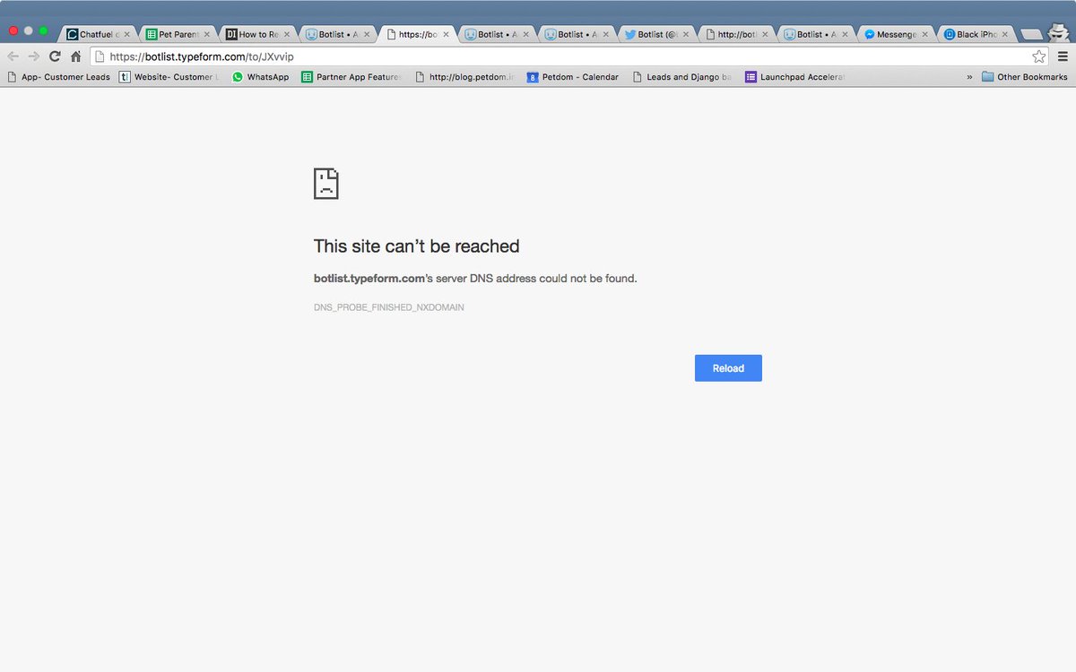 Petdom15's tweet photo. @botlistco I am trying to add my bot to the list. But "Submit" has DNS error https://t.co/LiXyOvIAkB https://t.co/cA7EoYoM3i