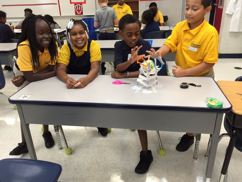 EEPIndiana's tweet photo. Emory scientists with meeting an engineering challenge with success! #scienceed #EEProcks #teamwork #STEM https://t.co/ne4iNmfbE8