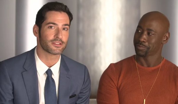 CarolineRaby's tweet image. #Lucifer &amp;amp; #Amenadiel in street clothes 😋 Great #Luciday interview @LuciferonFOX 🔥