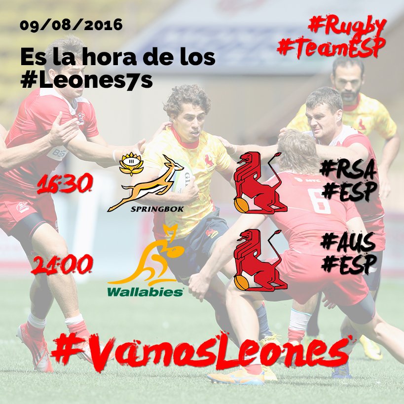 ferugby's tweet photo. Con las @leonasrugby séptimas en @rio2016_es 
Turno ahora para @Spain7s 
#Rugby #TeamESP #VamosLeones https://t.co/5Cln0jA9Kt
