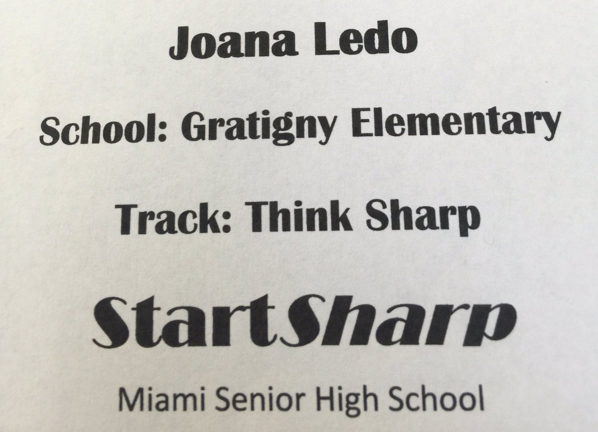 MrsLedo's tweet photo. Getting ready to soar!! @GratignyGators @MDCPSDAS @ETOJPACE3 @David_K_Moore #startsharp @cand https://t.co/NDzfD5VWh9