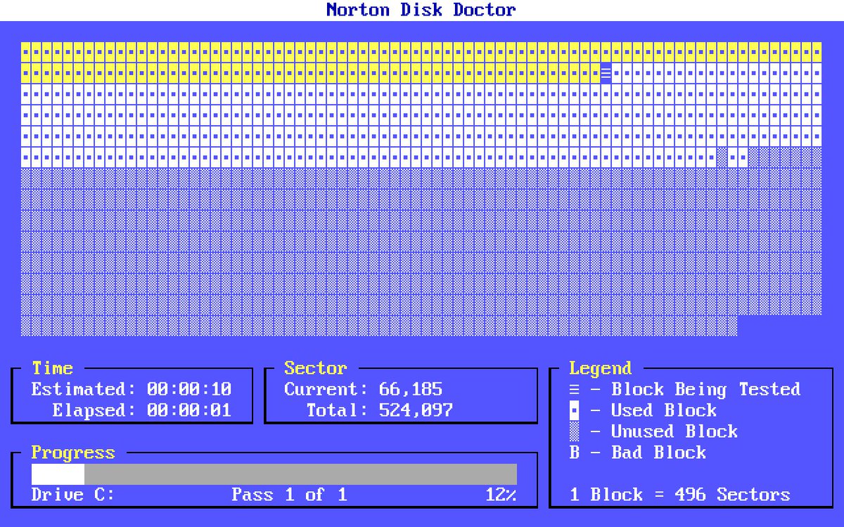 dos norton disk doctor dos norton disk doctor
