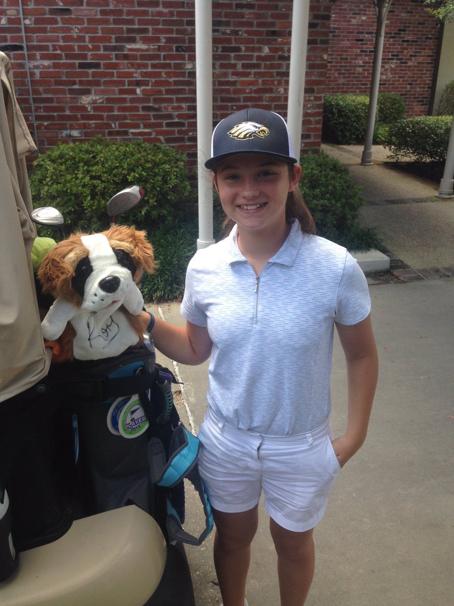 TheIslandGolf's tweet photo. @TheIslandGolf thanks @McIlroyRory for the headcovers and pin for the #pgajlg All Star Team.  #izzypower #girlpower https://t.co/1k70cVgJsJ