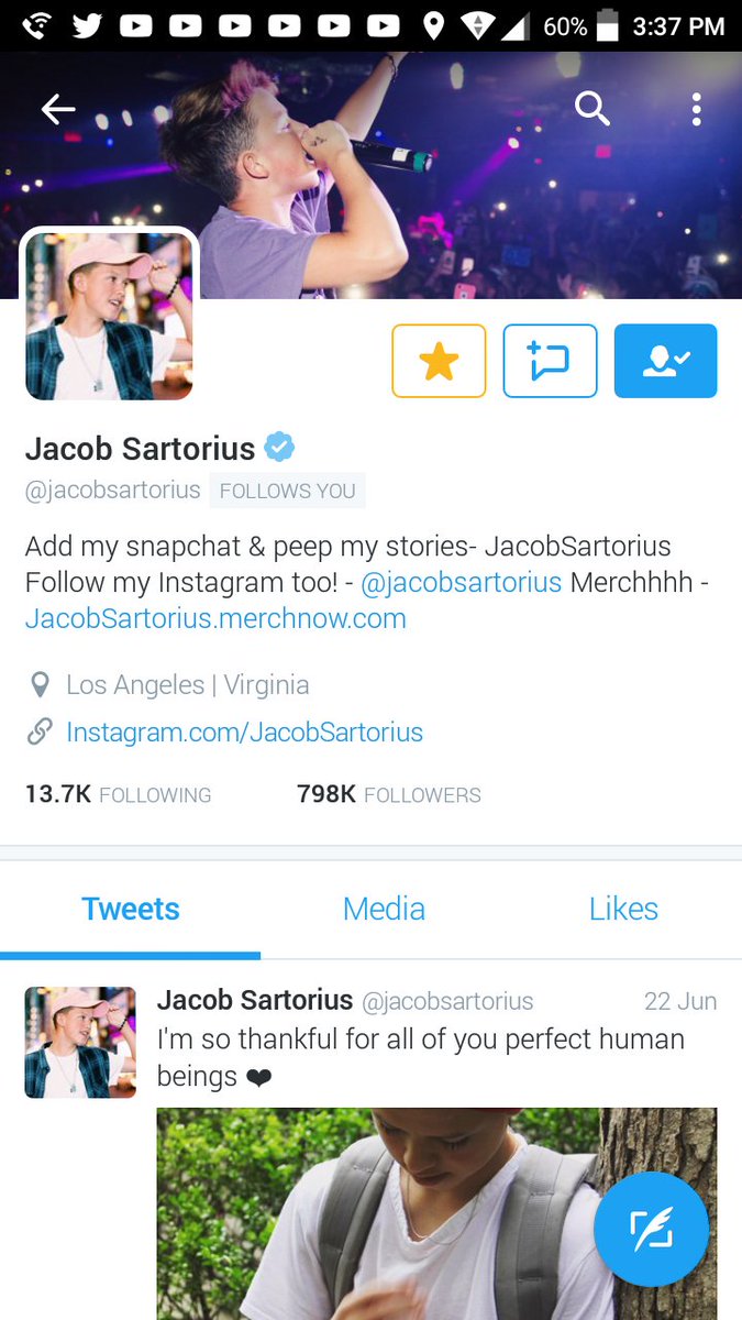 SamsyHunterG's tweet photo. @jacobsartorius Thanks love you bro love _💕. Big Fan of you 💪❤ @jacobsartorius @jacobsartorius @jacobsartorius https://t.co/vEZvTP6iVs