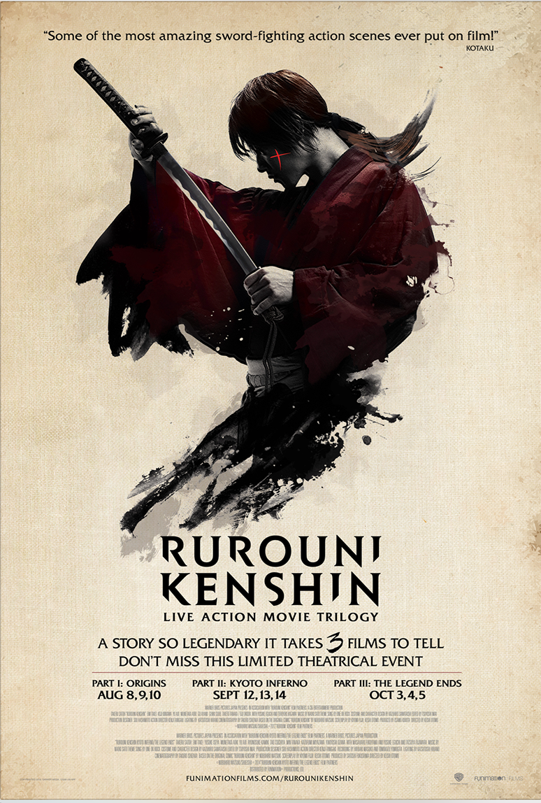 Funimation On Twitter Show Us Your Tickets Or Your Rurouni Kenshin Cosplays For Your Chance To Win A Kenshinmovie Theatrical Poster