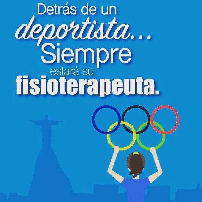 FisioterapiaSi's tweet photo. Nos la pasan nuestros compañeros de Fisioterapia del Deporte en #Facebook. Muy top!!! #JJOO #FisioterapiaSi https://t.co/5RttbpROIj