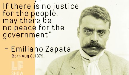 LFAndFriends's tweet photo. Emiliano #Zapata, founder of #Zapatismo &amp; Mexican revolutionary was born today #continuingrevolution: https://t.co/lc55OIGWFg