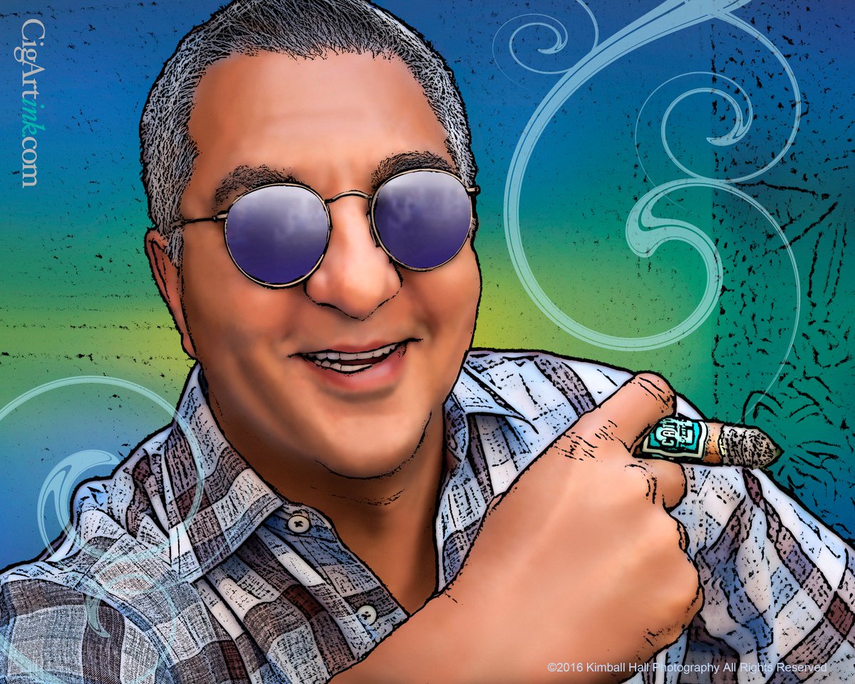 My latest portrait of "Rocky Patel" from a recent Cigar Cruise in Marina Del Rey.