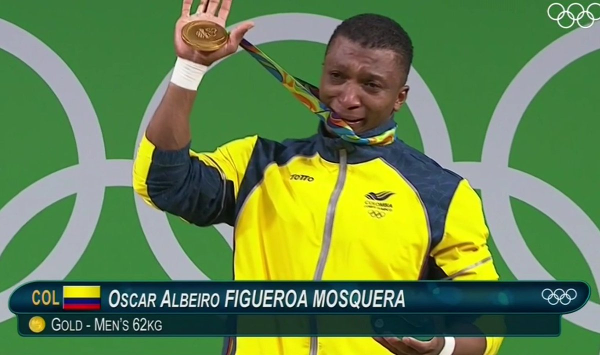 GustavoYacaman's tweet photo. Felicitaciones @FigueroaM27 por ese #Oro en #Rio2016 los colombianos siempre luchamos y vamos por el 1! 🇨🇴 https://t.co/2WoYRR81WK