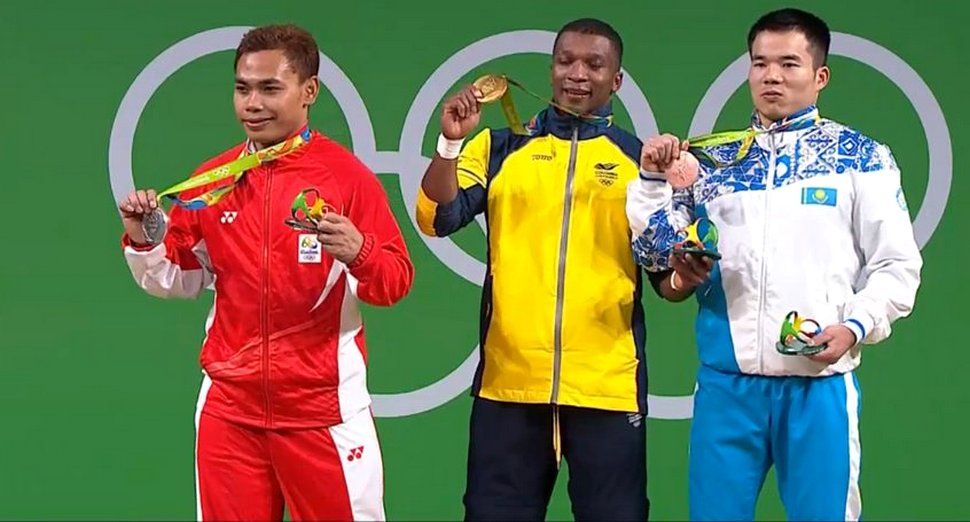Eko Yuli Rebut Medali Perak Kedua Indonesia di #Olympics #Rio2016 goo.gl/uYvusU #weightlifting #JPSPORT