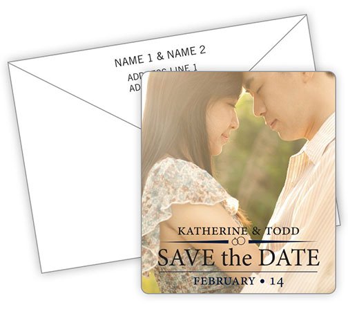 This weeks featured wedding magnets. Free shipping with free printed envelopes on all orders.