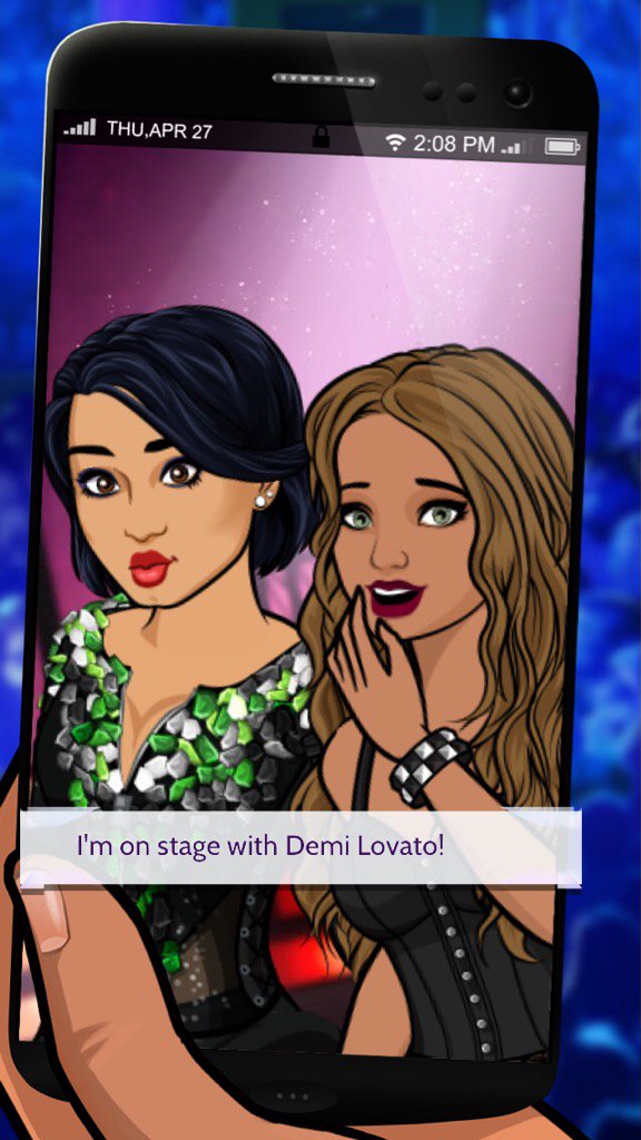 Bootifulkida's tweet image. I got a photo on stage with Demi Lovato! #episode #demipathtofame bit.ly/EpisodeHere