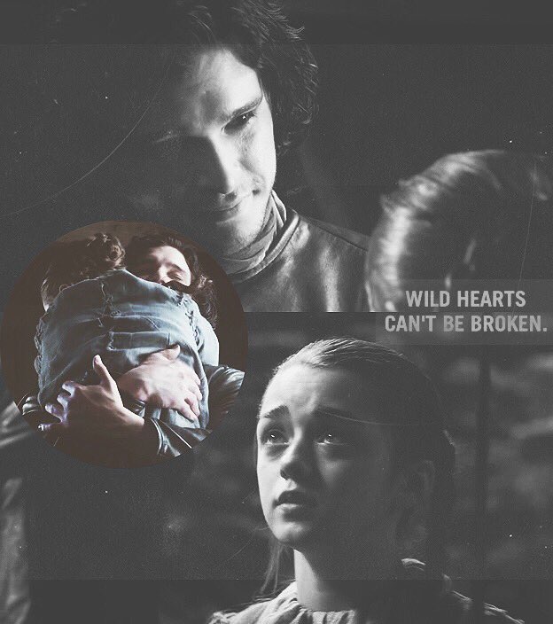 "Wild hearts can't be broken." •Arya and Jon•