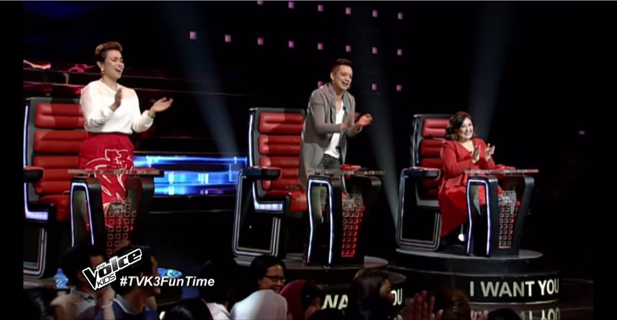 hannahhakami's tweet photo. 3-chair turns &amp; standing ovation for Hannah during her audton https://t.co/hzbtTV5wuU #TheVoiceKidsPH #TheVoiceKids https://t.co/Us3CDZhrIv