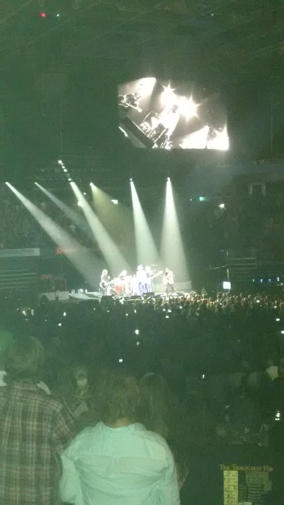 Gordie and the boys sound great! Best Hip show I have ever seen. Like good wine better with age. #greatcanadians