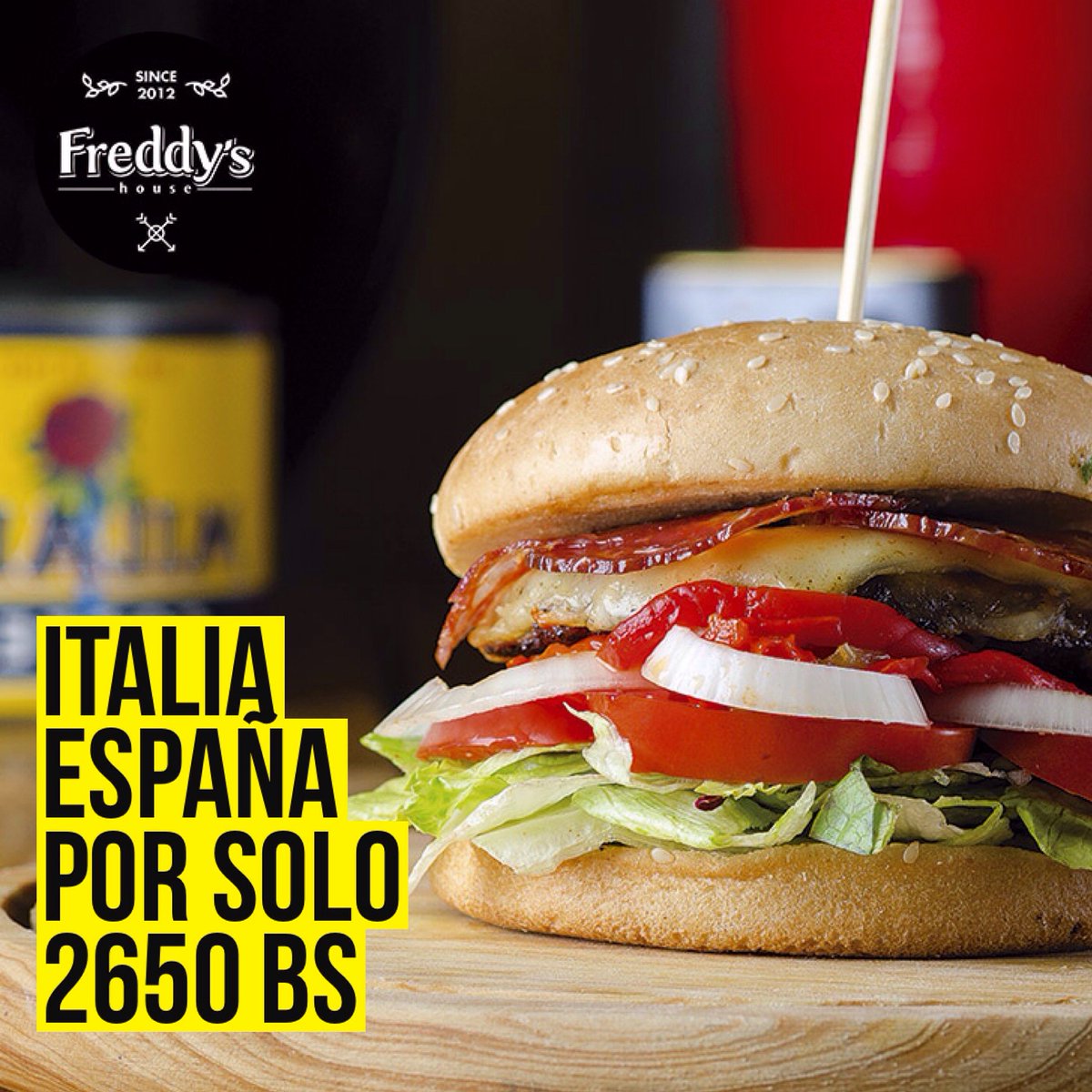 FreddysHouseVe's tweet photo. Chorizo español, salchichón, queso mozzarella y pimentones rostizados!! ❤️ https://t.co/DMwtNlHR3b