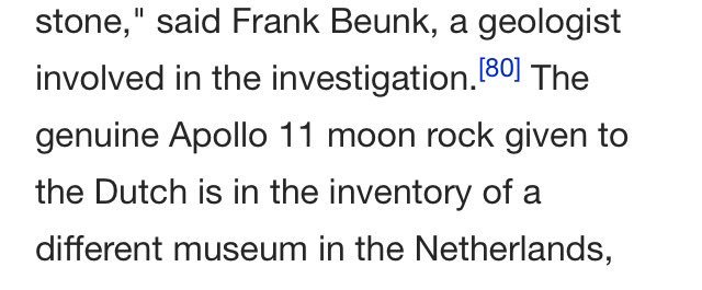 Texas_59's tweet photo. @NothingSirius The "real" moon rock given to The Netherlands is in a different museum. https://t.co/h9thySNLOv https://t.co/GzlX1jcvTF