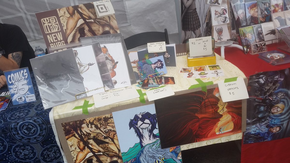 newburgart's tweet photo. Thanks everyone for coming out to #pdxaacf2016! I had so much fun meeting people. Such a cool event! https://t.co/3FeCo3oZTo