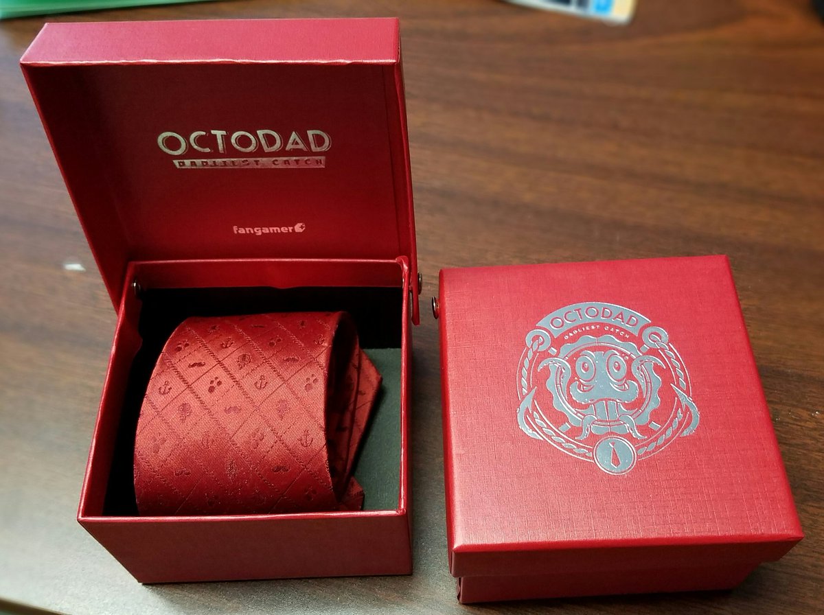 ImpactGameStat's tweet photo. Cannot wait to unbox this when it arrives!!! #Octodad #DadliestCatch #DadEdition #Tie #OctodadTie #WiiU #PS4 #Vita 🐙 https://t.co/kDDgyWbcxr