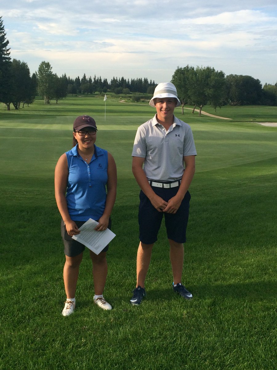 GolfStonyPlain's tweet photo. Congratulations to our 2016 Junior Open Championships Grace Cho (76) and Kaiden Nicholson (71). https://t.co/rqkQYuO4X4