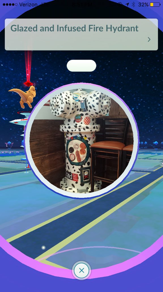HOLY SHIT SARAH MADE THIS AND IT IS NOW A POKESTOP <a href="/PokemonGoApp/">Pokémon GO</a> PLEASE SPONSOR OUR BAND