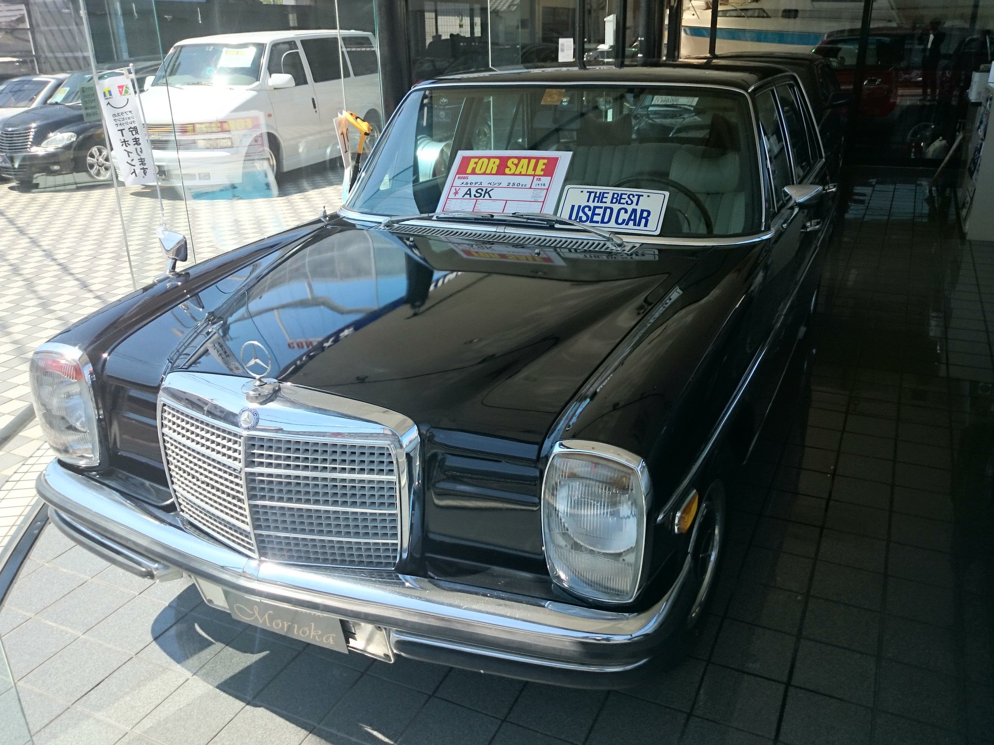 アウトバーン森岡自動車株式会社 展示車 メルセデスベンツ 1978年式 250se クラシックカー 中古車 アウトバーン森岡自動車株式会社 展示車 メルセデスベンツ 1978年式 250se クラシックカー 中古車