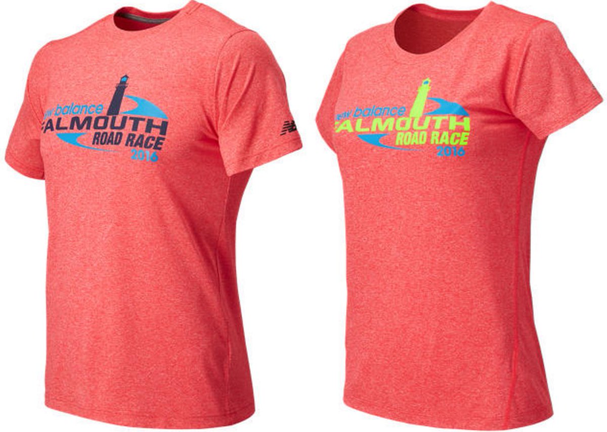 new balance falmouth road race t shirts