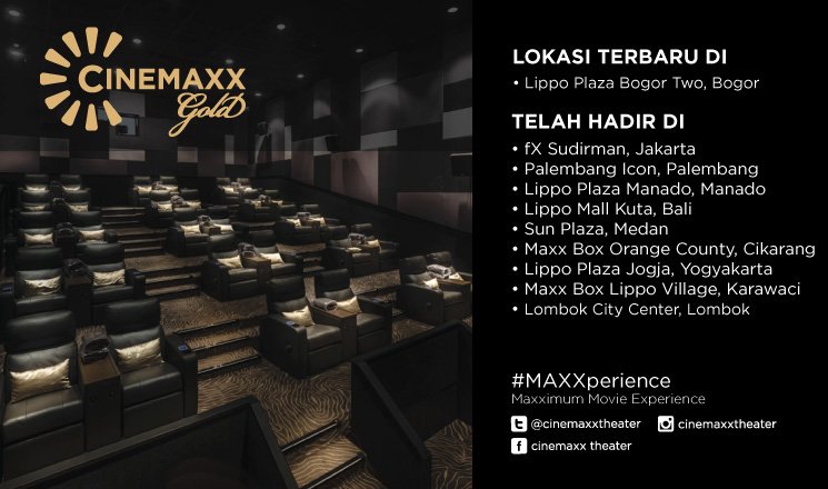 Cinepolis Indonesia V Tvittere Nikmati Promo Beli 1 Gratis 1 Cinemaxx Gold Dengan Kartu Kredit Panin Bank Info Https T Co 5klnit3t1x