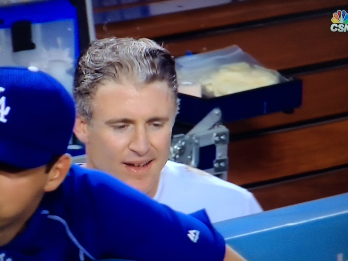 Chase Utley said he's got a lot more gray hair since leaving