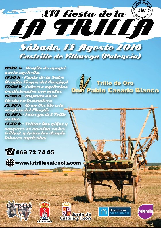 PalenciaTurismo's tweet photo. Fiesta de la #Trilla en #CastrilloDeVillavega #Palencia "Recuperando la Tradición" https://t.co/7psysLEk7p https://t.co/Rs670q0jH7