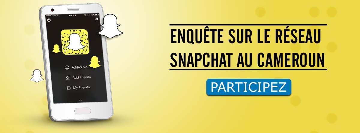 MoshareMagazine's tweet photo. Enquête sur le réseau social Snapchat au Cameroun. cc @HistoiresdeCM 
Suivez le lien : https://t.co/loXoYwJDrP https://t.co/lnLR4Yn4WD
