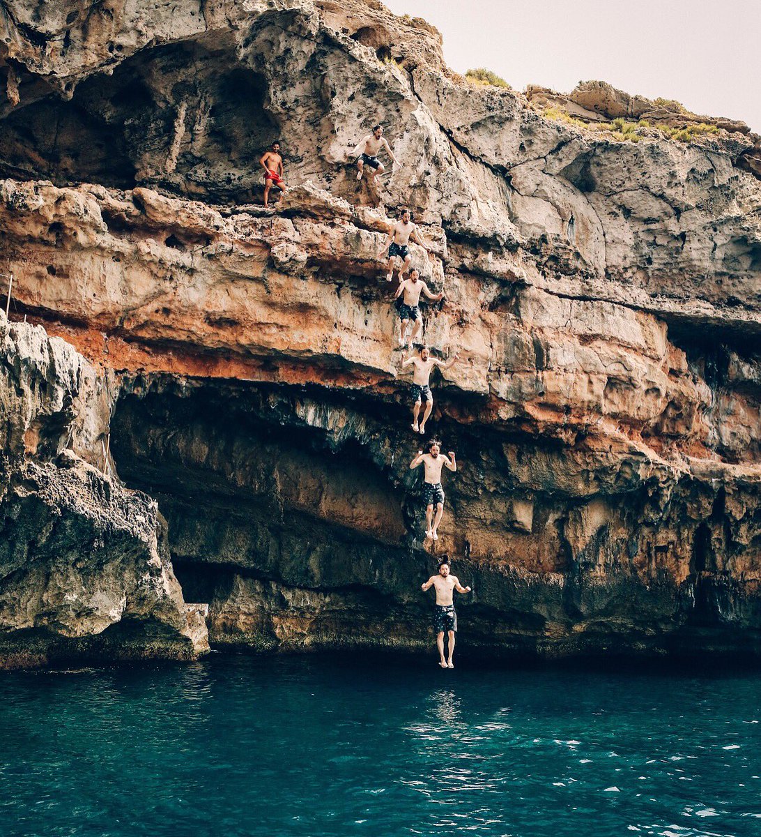 #aokijump #715. The El Toro Cliff Jump. Mallorca Spain. July 20, 2016. https://t.co/gNvCyWAI4Q