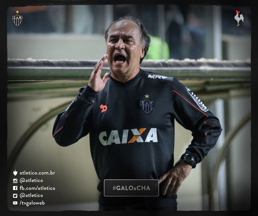 Atletico's tweet photo. Marcelo Oliveira destaca atuação consistente: https://t.co/H1gl4syuuJ Vamos, #Galo! #GALOxCHA https://t.co/bHzcvZZhHD