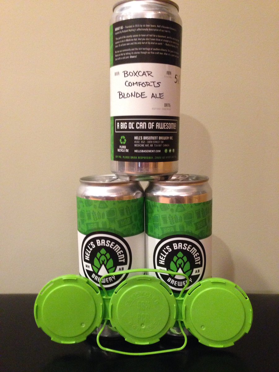 ToewsMr's tweet photo. Not only does @HellsBasementMH have some #KickAssBeer (the Blond) Sweetness, but enviro thinking as well https://t.co/1UDVFtdM57