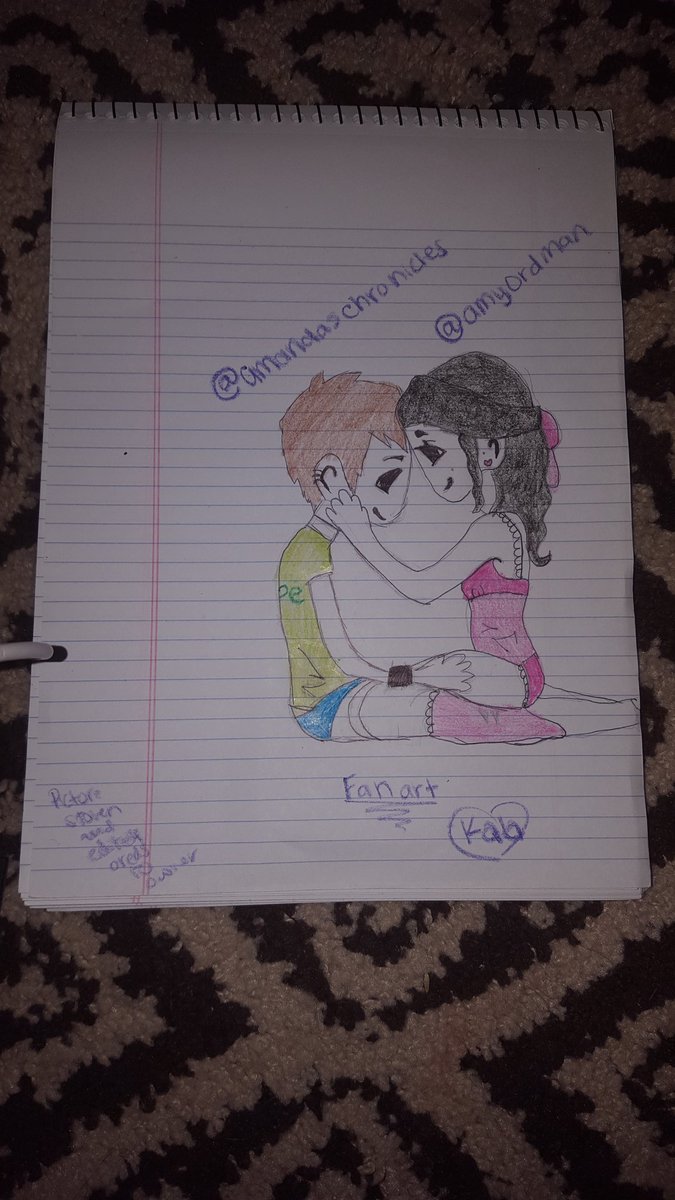 kalaannbug123's tweet photo. Drew this for @amyordman @GodHatesAmanda i love you guys https://t.co/fdWTzqD4BC