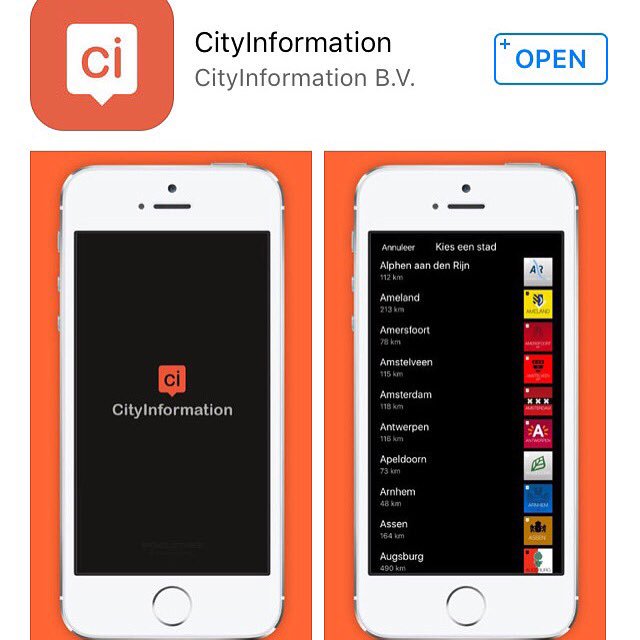 Soon you will find us on this amazing App! #cityinformation #city #information #news #events #Apple #Android #App