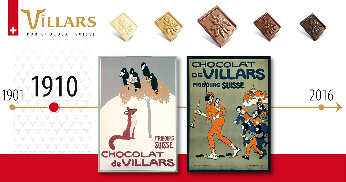 Emile Cardinaux, well-known artist from Bern starts creating a serie of advertising posters for Villars. #history
