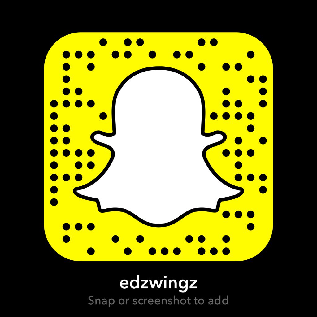 Snapping those chats. Join us, follow us, however it's done on Snapchat. #edzwingz