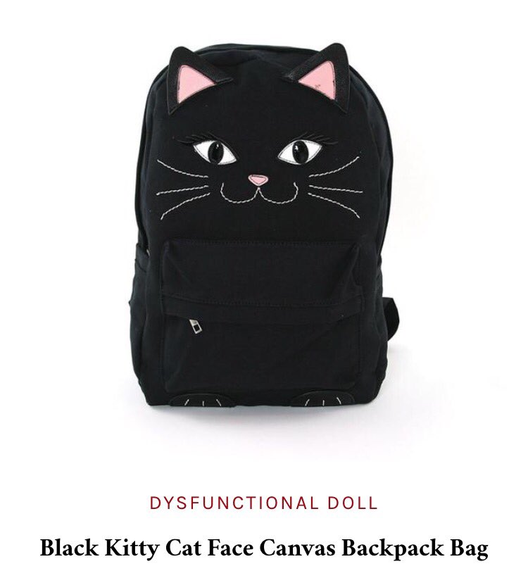 DysDoll's tweet photo. https://t.co/PY47xraS1J 
#backpack #bag #school #student #backtoschool #catbackpack #kittybackpack #kittycatbackpack https://t.co/6jUAcWcJpr